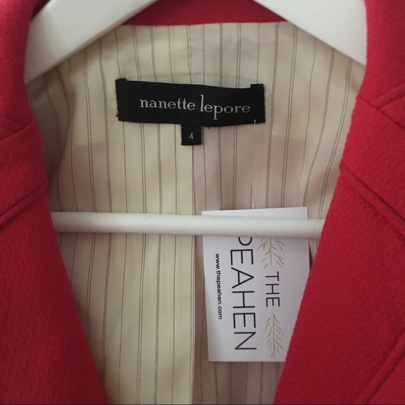 SOLD - LUXURY Nanette Lepore Sexy Short Sleeve Blazer - Picture 6 of 7